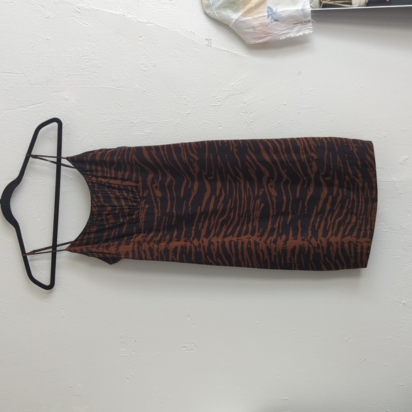 Staud Zebra Print Dress - Picture 1 of 6